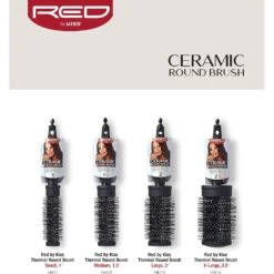 Red By Kiss Rose Heat Resistant Bristle Brush – 1.5" Barrel 14 Red By Kiss Rose Heat Resistant Bristle Brush – 1.5" Barrel -Beauty Exchanges 000 1