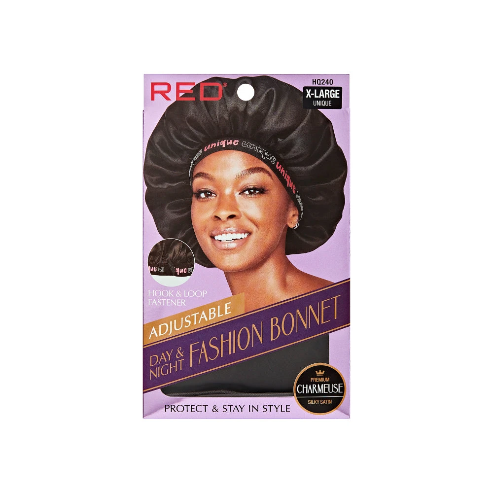 RED Day & Night Fashion Bonnet – XL 4 RED Day & Night Fashion Bonnet – XL - Image 2