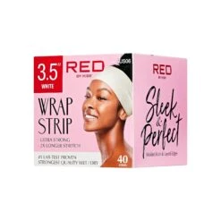 Red By Kiss Wrap Strips White – 40 Pcs