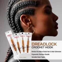 Red By Kiss 2-in-1 Crochet Hook – 0.75 Mm -Beauty Exchanges 44444 1