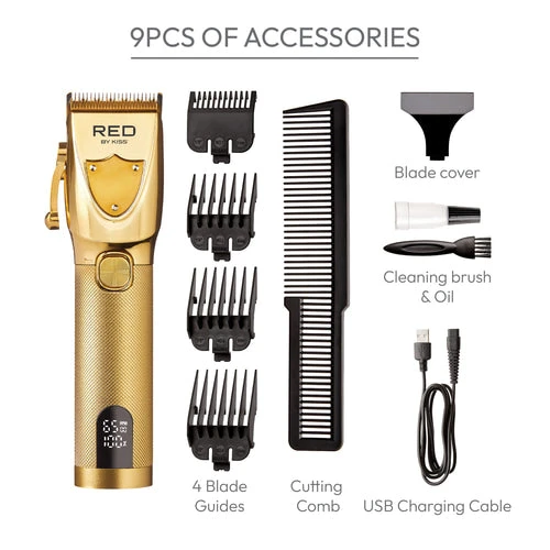 Red By Kiss Ultra Clean Cut Cordless Hair Clipper 4 Red By Kiss Ultra Clean Cut Cordless Hair Clipper - Image 2