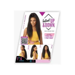 Sensationnel Instant Up & Down Synthetic Ponytail & Half Wig- UD 17 -Beauty Exchanges IUD UD17 HT 540x720 1