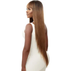 Outre Wigpop Synthetic Full Wig - Everly 7 Outre Wigpop Synthetic Full Wig - Everly -Beauty Exchanges QPOPEVE Everly DR Milk Chocolate Left