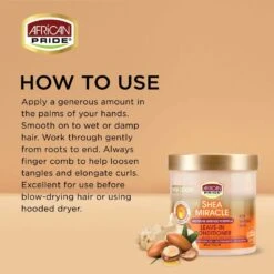 African Pride Shea Miracle Leave-In Conditioner – 15 Oz -Beauty Exchanges aa2