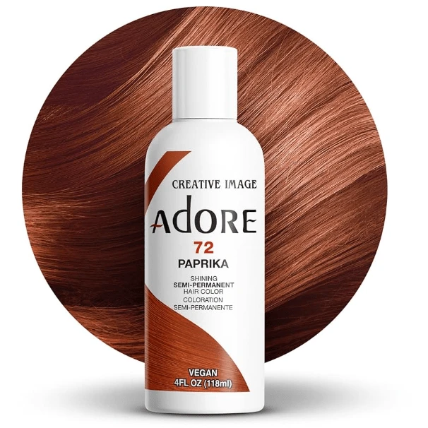 Adore Creative Image Semi-Permanent Hair Color Fiery Passion - 4oz 6 Adore Creative Image Semi-Permanent Hair Color Fiery Passion - 4oz - Image 4