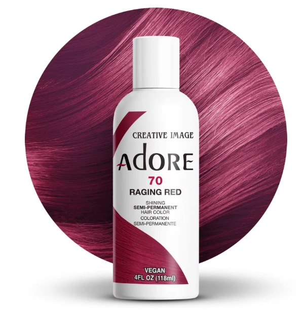Adore Creative Image Semi-Permanent Hair Color Fiery Passion - 4oz 9 Adore Creative Image Semi-Permanent Hair Color Fiery Passion - 4oz - Image 7