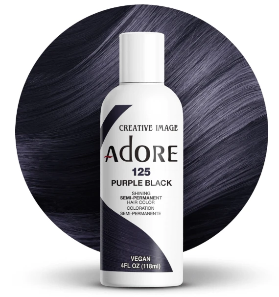 Adore Creative Image Semi-Permanent Hair Color Midnight Elegance - 4oz 11 Adore Creative Image Semi-Permanent Hair Color Midnight Elegance - 4oz - Image 9