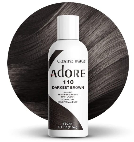 Adore Creative Image Semi-Permanent Hair Color Midnight Elegance - 4oz 10 Adore Creative Image Semi-Permanent Hair Color Midnight Elegance - 4oz - Image 8