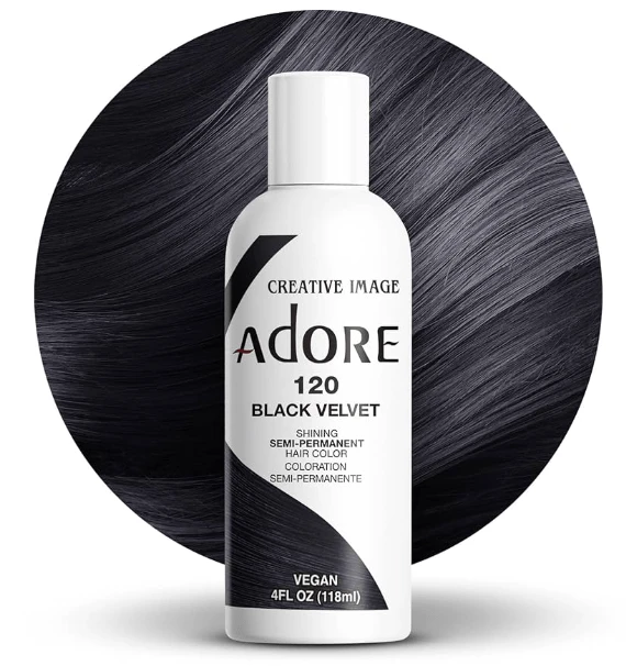 Adore Creative Image Semi-Permanent Hair Color Midnight Elegance - 4oz 13 Adore Creative Image Semi-Permanent Hair Color Midnight Elegance - 4oz - Image 11