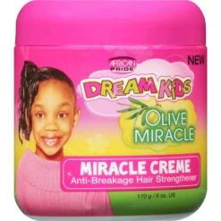 African Pride Dream Kids Olive Miracle Hair Creme – 6 Oz