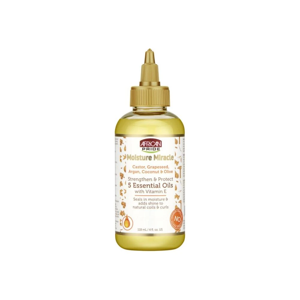 African Pride Moisture Miracle – 5 Essential Oils – 4 Oz 3 African Pride Moisture Miracle – 5 Essential Oils – 4 Oz