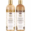 African Pride Moisture Miracle Shampoo & Conditioner Set – 2 X 16 Oz -Beauty Exchanges african pride moisture miracle hydrating hair care duo 2 variants honey coconut oil shampoo honey chocolate coconut oil conditioner nourish soften restore natur 679240