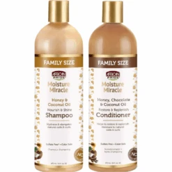 African Pride Moisture Miracle Shampoo & Conditioner Set – 2 X 16 Oz