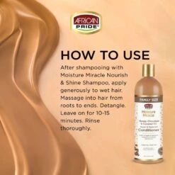 African Pride Moisture Miracle Shampoo & Conditioner Set – 2 X 16 Oz 22 African Pride Moisture Miracle Shampoo & Conditioner Set – 2 X 16 Oz -Beauty Exchanges african pride moisture miracle hydrating hair care duo 2 variants honey coconut oil shampoo honey chocolate coconut oil conditioner nourish soften restore natur 866143