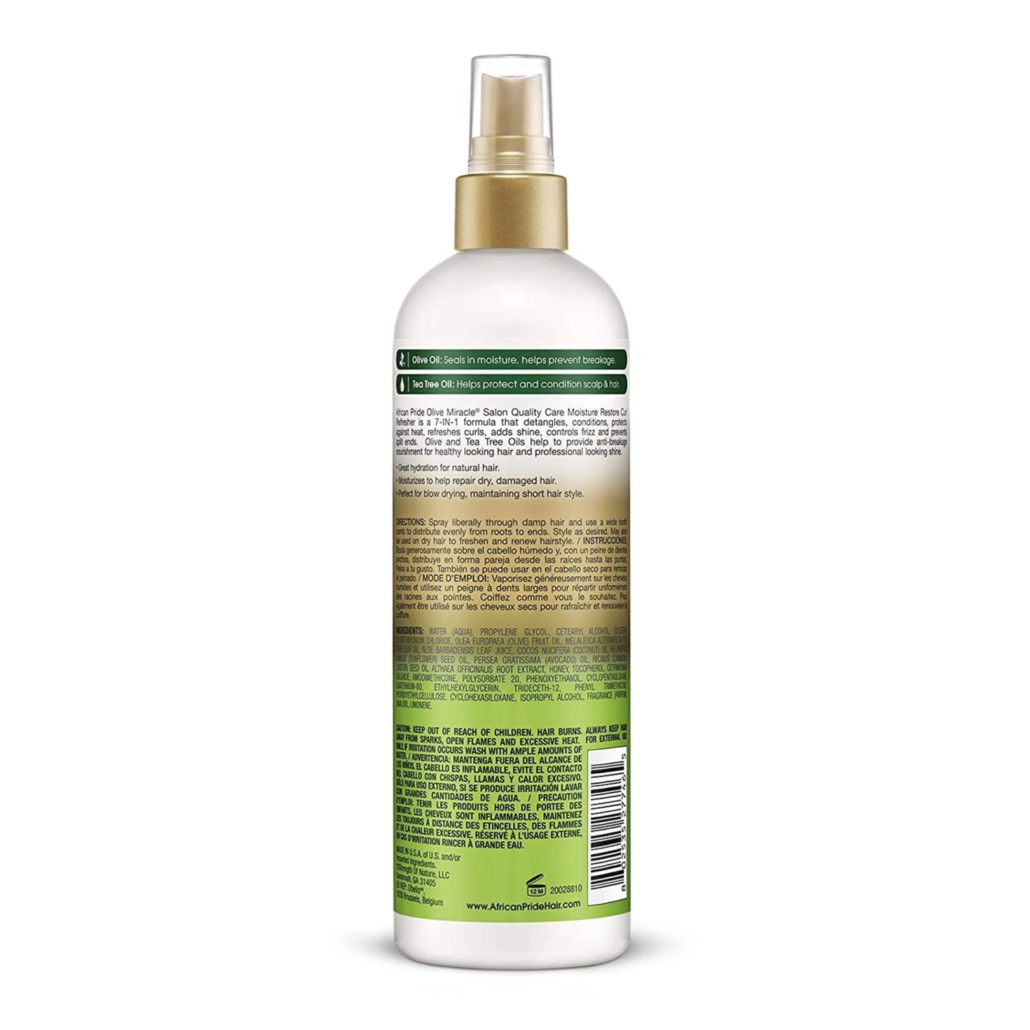 African Pride Olive Miracle 7-IN-1 Leave-In Curl Refresher 5 African Pride Olive Miracle 7-IN-1 Leave-In Curl Refresher - Image 3