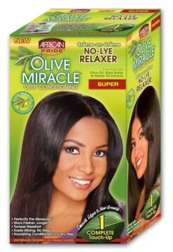 African Pride Olive Miracle Relaxer – Reg & Super Kits -Beauty Exchanges african pride olive miracle relaxer reg super kits 3003644