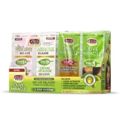 African Pride Olive Miracle Relaxer – Reg & Super Kits -Beauty Exchanges african pride olive miracle relaxer reg super kits 3424829