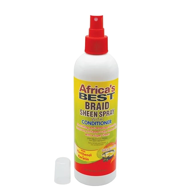 Africa’s Best Braid Sheen Spray With Conditioner - 12oz 6 Africa’s Best Braid Sheen Spray With Conditioner - 12oz - Image 4