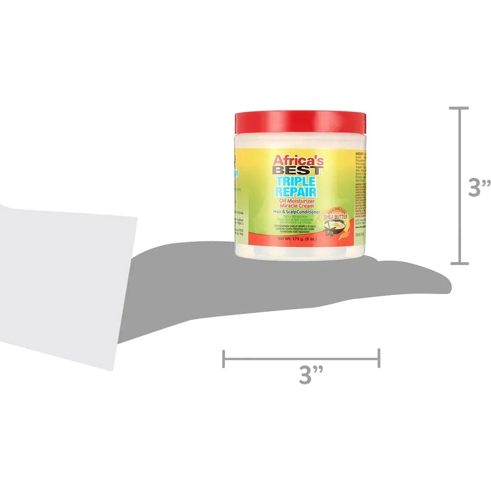 Africa’s Best Triple Repair Oil Moisturizer Hair & Scalp Conditioner - 6oz 5 Africa’s Best Triple Repair Oil Moisturizer Hair & Scalp Conditioner - 6oz - Image 3