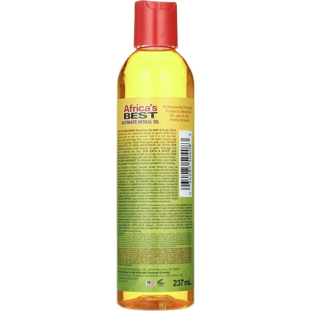 Africa’s Best Ultimate Herbal Oil - 8oz 4 Africa’s Best Ultimate Herbal Oil - 8oz - Image 2