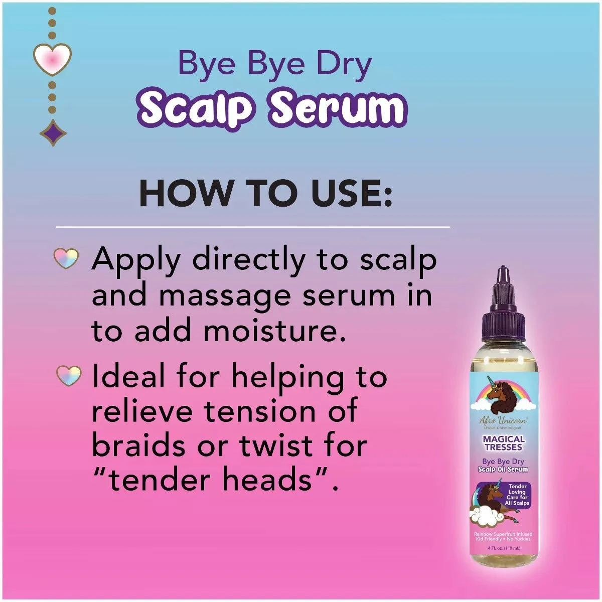 Afro Unicorn Bye Bye Dry Scalp Serum – 4 Fl Oz 6 Afro Unicorn Bye Bye Dry Scalp Serum – 4 Fl Oz - Image 4