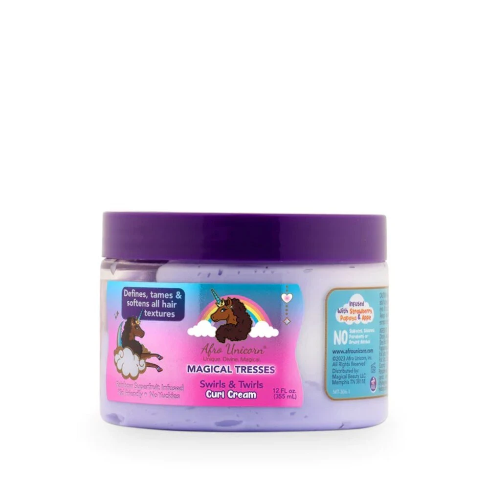 Afro Unicorn Magical Tresses Curl Cream - 12 OZ 3 Afro Unicorn Magical Tresses Curl Cream - 12 OZ