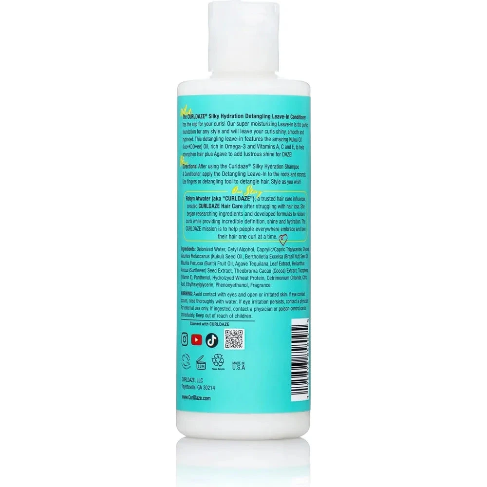 CurlDaze Silky Hydration Detangling Conditioner 4 CurlDaze Silky Hydration Detangling Conditioner - Image 2