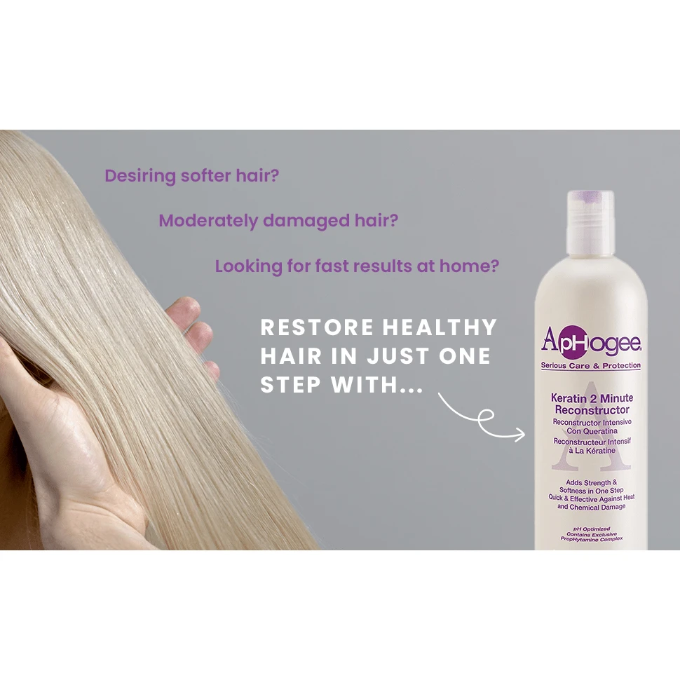 Aphogee Two Minute Intensive Keratin Reconstructor – 16oz & 8oz 9 Aphogee Two Minute Intensive Keratin Reconstructor – 16oz & 8oz - Image 7