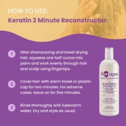 Aphogee Two Minute Intensive Keratin Reconstructor – 16oz & 8oz 13 Aphogee Two Minute Intensive Keratin Reconstructor – 16oz & 8oz -Beauty Exchanges aphogee two minute intensive keratin reconstructor restores strength moisture in just 2 minutes available in 16oz 8oz 616702