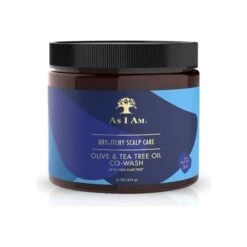 As I Am Dry & Itchy Scalp Care Olive & Tea Tree Dandruff CoWash 16oz