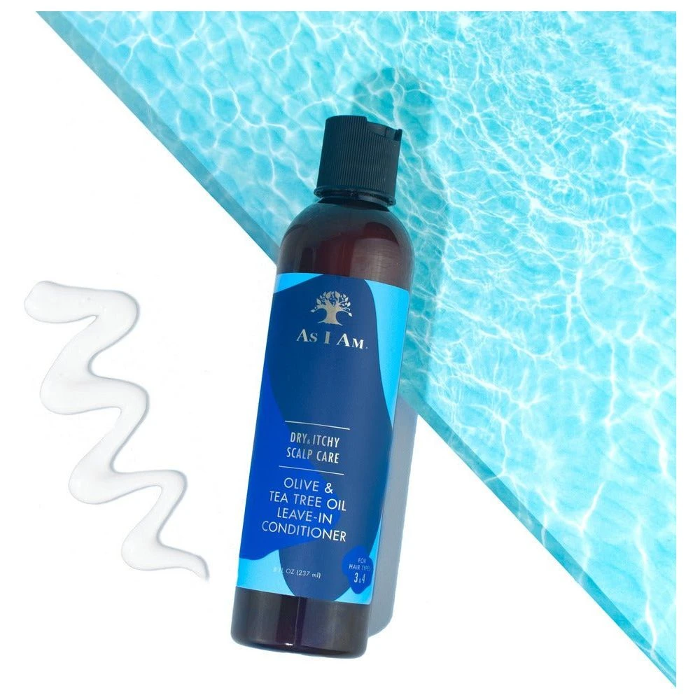 As I Am Dry & Itchy Scalp Care Olive & Tea Tree Leave-In Conditioner 8oz 5 As I Am Dry & Itchy Scalp Care Olive & Tea Tree Leave-In Conditioner 8oz - Image 3