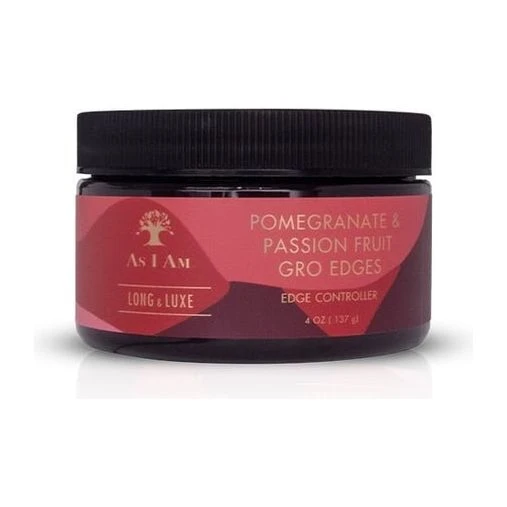 As I Am Long & Luxe Pomegranate & Passion Fruit Gro Edges 4oz 3 As I Am Long & Luxe Pomegranate & Passion Fruit Gro Edges 4oz