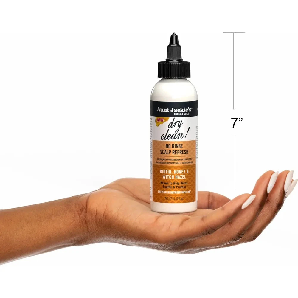 Aunt Jackie's Braid + Twist No Rinse Scalp Refresh Dry Clean! - 6oz 9 Aunt Jackie's Braid + Twist No Rinse Scalp Refresh Dry Clean! - 6oz - Image 7