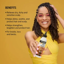 Aunt Jackie's Braid + Twist No Rinse Scalp Refresh Dry Clean! - 6oz 14 Aunt Jackie's Braid + Twist No Rinse Scalp Refresh Dry Clean! - 6oz -Beauty Exchanges aunt jackies award winning braid twist collection dry clean no rinse scalp refresh help detox protect soothe 6oz 658228
