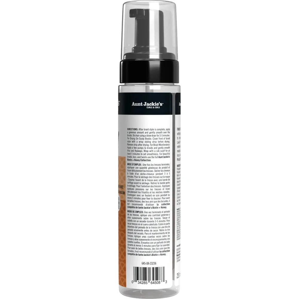 Aunt Jackie's Braid + Twist Braid Setting Foam Ready, Set, Hold! - 8.5oz 4 Aunt Jackie's Braid + Twist Braid Setting Foam Ready, Set, Hold! - 8.5oz - Image 2