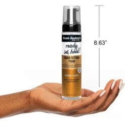 Aunt Jackie's Braid + Twist Braid Setting Foam Ready, Set, Hold! - 8.5oz 16 Aunt Jackie's Braid + Twist Braid Setting Foam Ready, Set, Hold! - 8.5oz -Beauty Exchanges aunt jackies award winning braid twist collection ready set hold braid setting foam help hydrate protect strengthen 85oz 874297