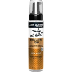 Aunt Jackie's Braid + Twist Braid Setting Foam Ready, Set, Hold! - 8.5oz
