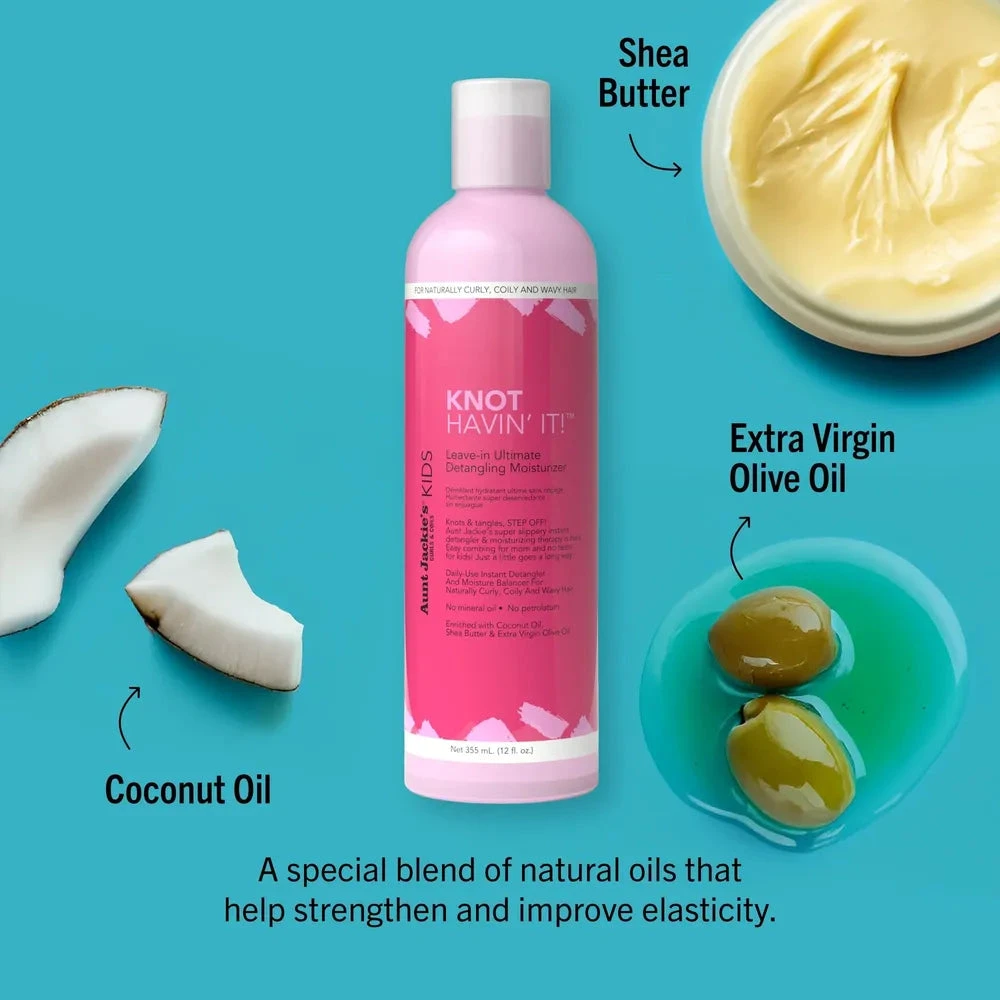 Aunt Jackie’s Girls Knot Havin’ It! Leave-In Detangling Moisturizer – 12 Oz 6 Aunt Jackie’s Girls Knot Havin’ It! Leave-In Detangling Moisturizer – 12 Oz - Image 4