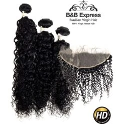 B & B Express 100% Human Hair Multipack Bundles + 13x4 Closure - Bohemian