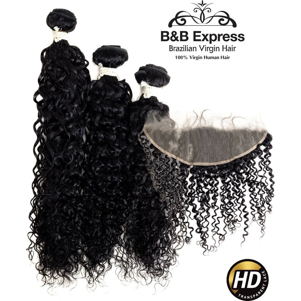 B & B Express 100% Human Hair Multipack Bundles + 13x4 Closure - Bohemian 3 B & B Express 100% Human Hair Multipack Bundles + 13x4 Closure - Bohemian
