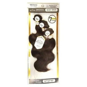 B & B Express 100% Unprocessed Brazilian Human Hair Bundle Multipack - Body Wave 3 B & B Express 100% Unprocessed Brazilian Human Hair Bundle Multipack - Body Wave