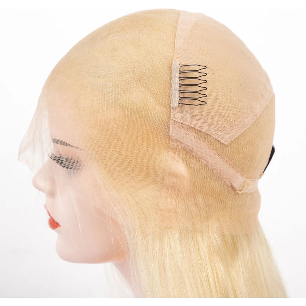 B & B Gold 100% Brazilian Human Hair 13x4 Lace Front Wig - 613 7 B & B Gold 100% Brazilian Human Hair 13x4 Lace Front Wig - 613 - Image 5