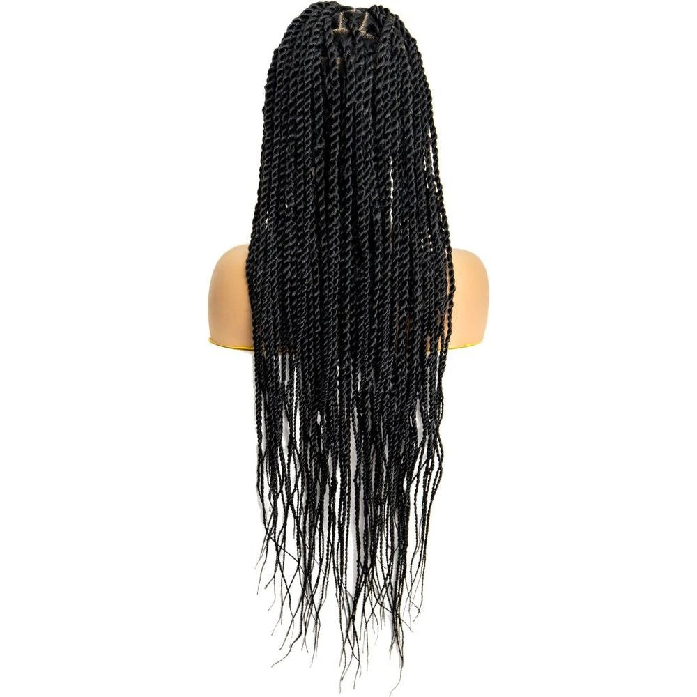 B & B Knotless Synthetic 100% Full HD Lace Wig - Senegal Twist 32" 3 B & B Knotless Synthetic 100% Full HD Lace Wig - Senegal Twist 32"