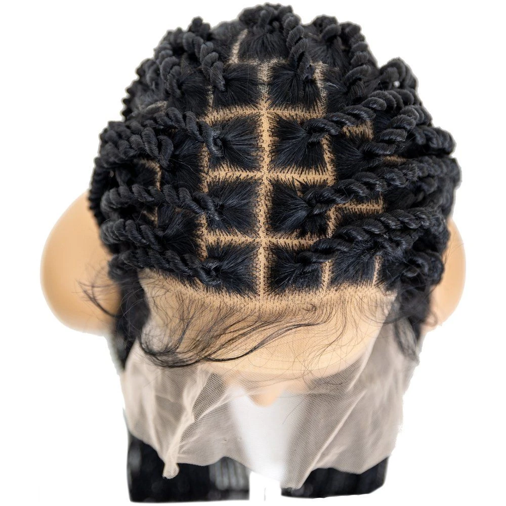 B & B Knotless Synthetic 100% Full HD Lace Wig - Senegal Twist 32" 4 B & B Knotless Synthetic 100% Full HD Lace Wig - Senegal Twist 32" - Image 2