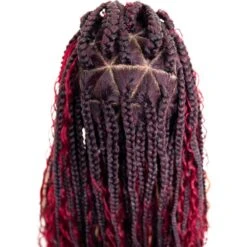 B & B Knotless Synthetic HD Lace Wig - Triangle Bohemian Box Braid 32” 16 B & B Knotless Synthetic HD Lace Wig - Triangle Bohemian Box Braid 32” -Beauty Exchanges b b knotless synthetic 100 full hd lace wig triangle bohemian box braid 32 312688
