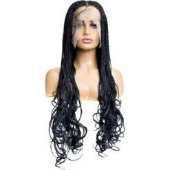 B & B Knotless Synthetic Braided Full Lace Wig - Micro Boho French Curl 31 B & B Knotless Synthetic Braided Full Lace Wig - Micro Boho French Curl -Beauty Exchanges b b knotless synthetic braided full lace wig micro boho french curl 344677