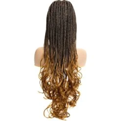 B & B Knotless Synthetic Braided Full Lace Wig - Micro Boho French Curl 30 B & B Knotless Synthetic Braided Full Lace Wig - Micro Boho French Curl -Beauty Exchanges b b knotless synthetic braided full lace wig micro boho french curl 429587