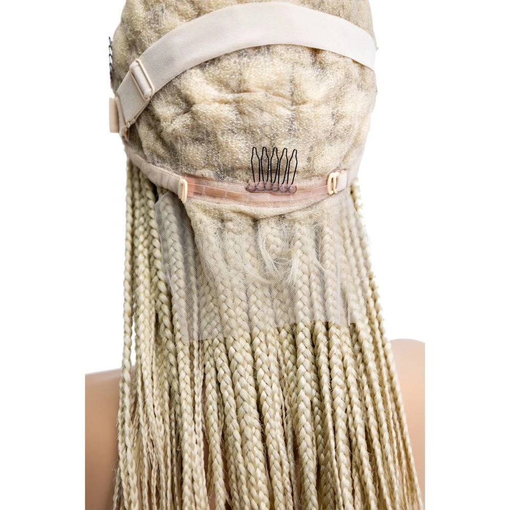 B & B Knotless Synthetic Braided Full Lace Wig - Micro Boho French Curl 12 B & B Knotless Synthetic Braided Full Lace Wig - Micro Boho French Curl - Image 10