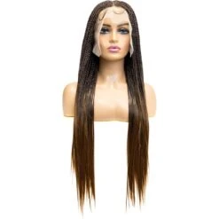 B & B Knotless Synthetic Braided Full Lace Wig - Micro Boho Silky Straight 30" 25 B & B Knotless Synthetic Braided Full Lace Wig - Micro Boho Silky Straight 30" -Beauty Exchanges b b knotless synthetic braided full lace wig micro boho silky straight 30 863653