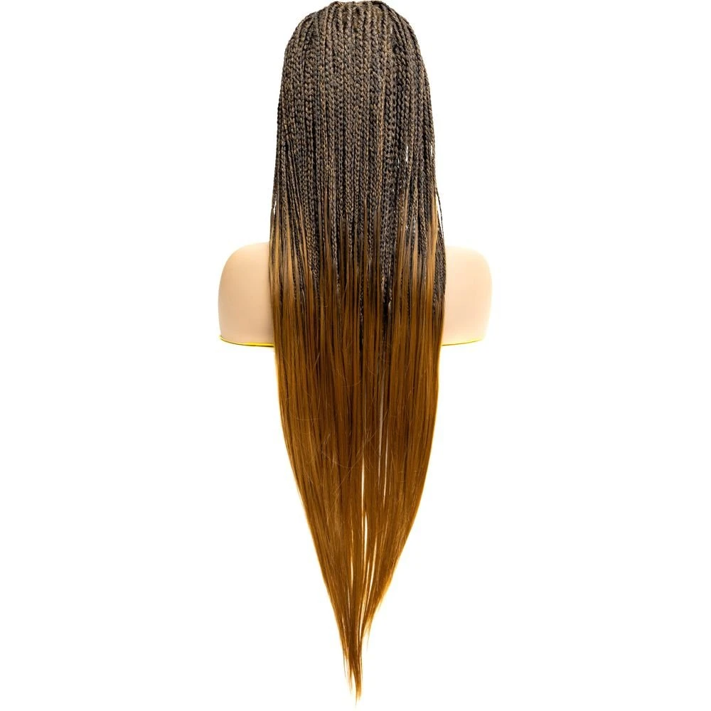 B & B Knotless Synthetic Braided Full Lace Wig - Micro Boho Silky Straight 30" 17 B & B Knotless Synthetic Braided Full Lace Wig - Micro Boho Silky Straight 30" - Image 15